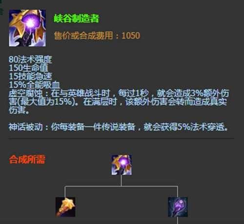 《掌握暗黑之女，LOL出装攻略大揭秘》（穿越暗影，化身女妖，独孤求败的关键出装）