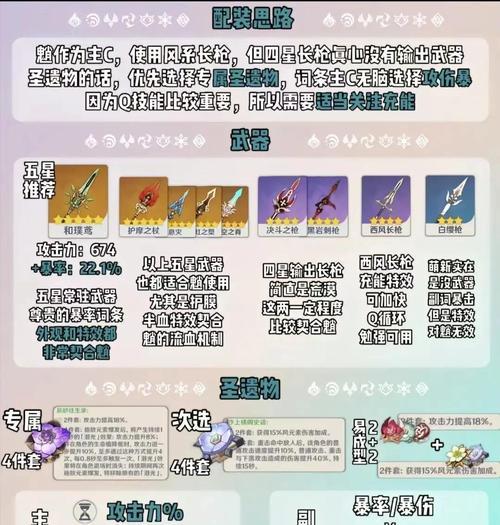 原神攻略（发现最强战力！解析原神角色排行榜，找寻突破奇兵。）